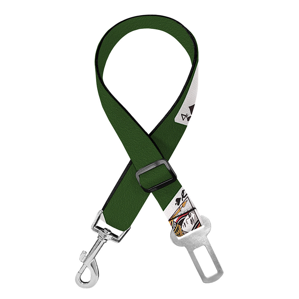 Flying Poker Cards Print Dog Seat Belt
