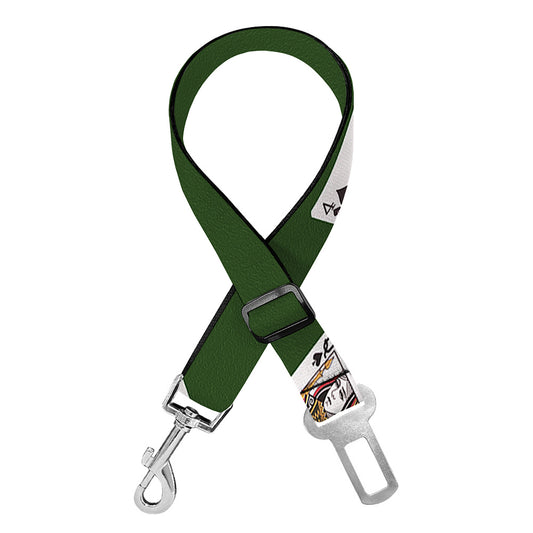 Flying Poker Cards Print Dog Seat Belt
