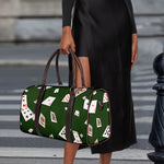 Flying Poker Cards Print Duffle Bag
