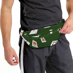 Flying Poker Cards Print Fanny Pack