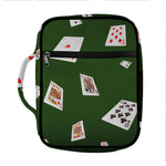 Flying Poker Cards Print Front Pocket Bible Bag