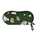 Flying Poker Cards Print Glasses Case