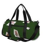 Flying Poker Cards Print Gym Bag