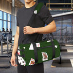 Flying Poker Cards Print Gym Bag