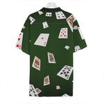 Flying Poker Cards Print Hawaiian Shirt