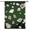 Flying Poker Cards Print House Flag