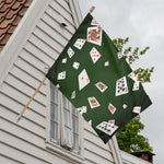 Flying Poker Cards Print House Flag