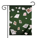 Flying Poker Cards Print House Flag