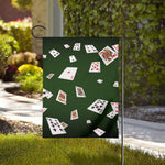 Flying Poker Cards Print House Flag