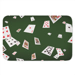 Flying Poker Cards Print Indoor Door Mat