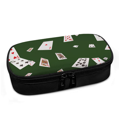 Flying Poker Cards Print Insulin Cooler Travel Case