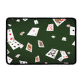 Flying Poker Cards Print Kitchen Mat
