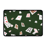 Flying Poker Cards Print Kitchen Mat
