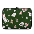 Flying Poker Cards Print Laptop Sleeve