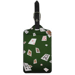 Flying Poker Cards Print Luggage Tag