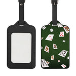 Flying Poker Cards Print Luggage Tag