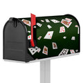 Flying Poker Cards Print Mailbox Cover