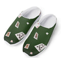 Flying Poker Cards Print Mesh Casual Shoes