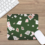 Flying Poker Cards Print Mouse Pad