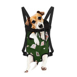Flying Poker Cards Print Pet Carrier Backpack