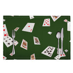 Flying Poker Cards Print Placemat