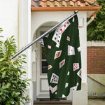 Flying Poker Cards Print Polyester Flag