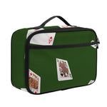 Flying Poker Cards Print Portable Lunch Bag