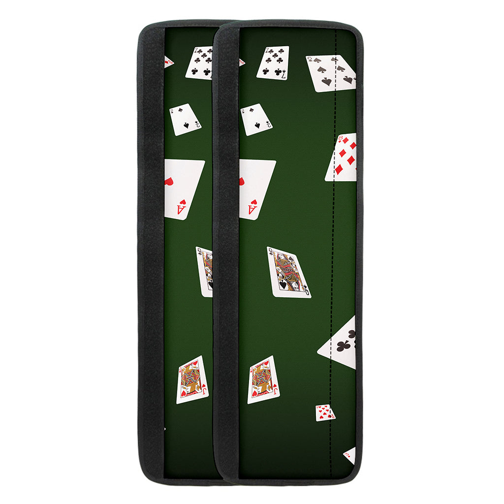 Flying Poker Cards Print Refrigerator Handle Covers