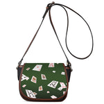 Flying Poker Cards Print Saddle Bag