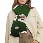 Flying Poker Cards Print Scarf