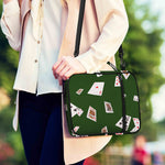 Flying Poker Cards Print Shoulder Strap Bible Bag