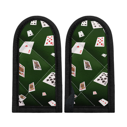 Flying Poker Cards Print Skillet Handle Cover