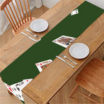 Flying Poker Cards Print Table Runner