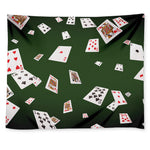 Flying Poker Cards Print Tapestry