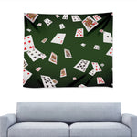 Flying Poker Cards Print Tapestry