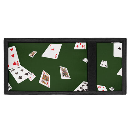 Flying Poker Cards Print Trifold Wallet