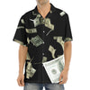 Flying US Dollar Print Aloha Shirt