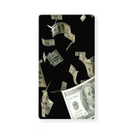 Flying US Dollar Print Baby Crib Sheet