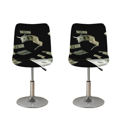 Flying US Dollar Print Bar Stool Covers