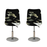Flying US Dollar Print Bar Stool Covers