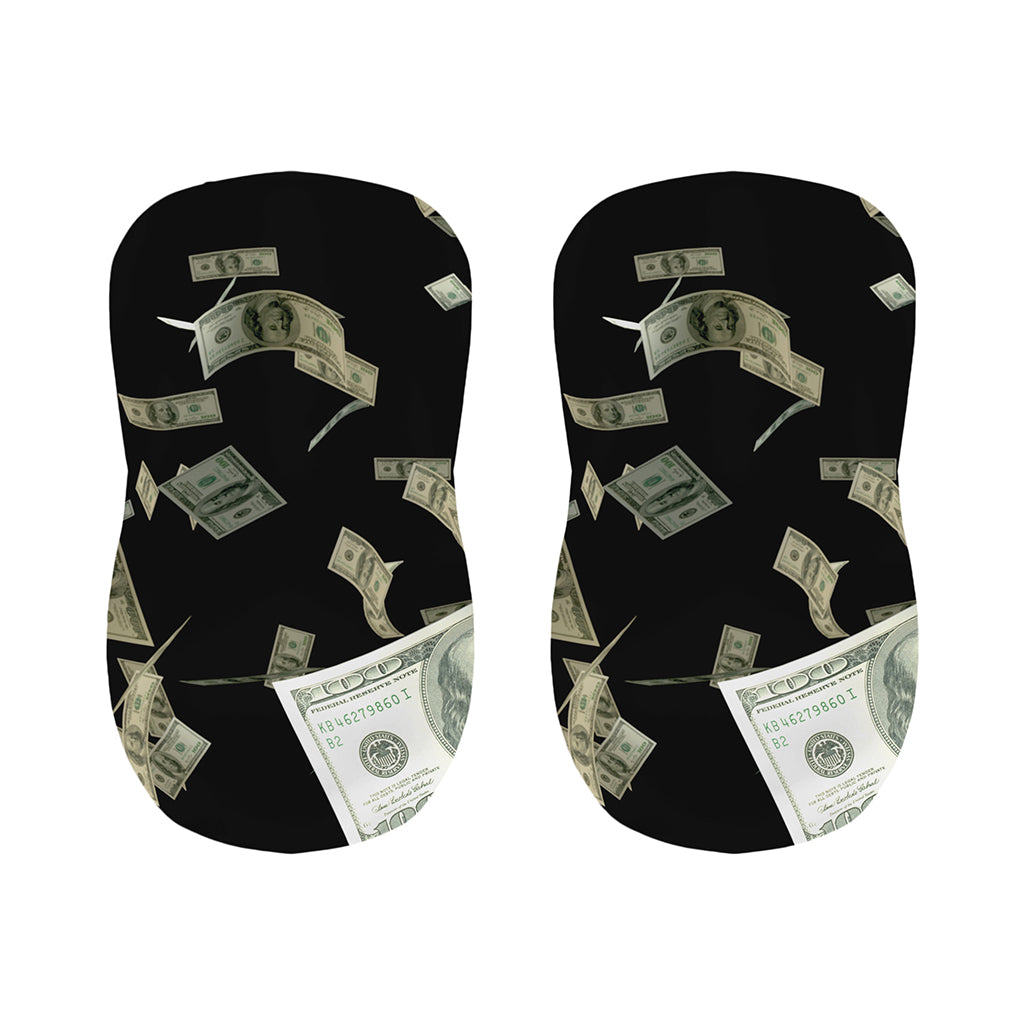 Flying US Dollar Print Bar Stool Covers