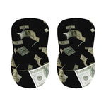 Flying US Dollar Print Bar Stool Covers