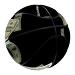 Flying US Dollar Print Basketball