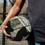 Flying US Dollar Print Basketball