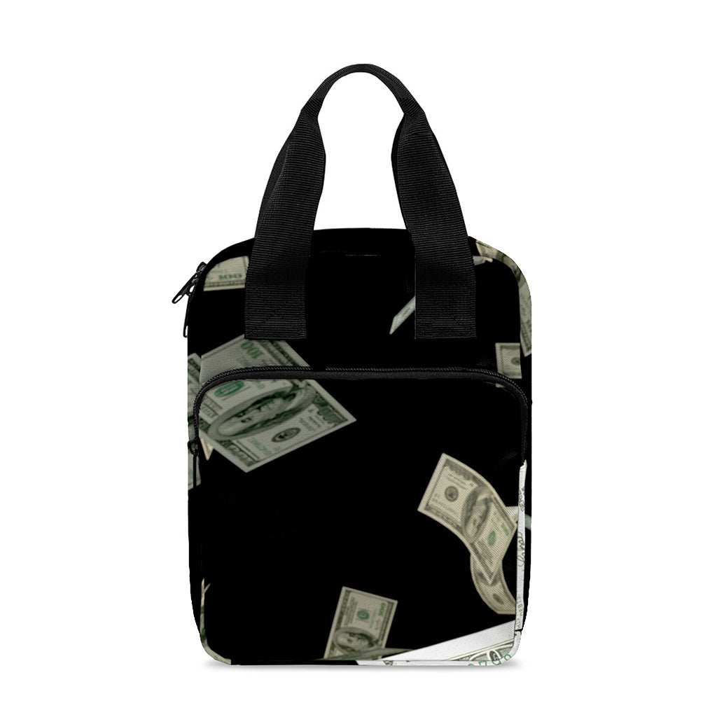Flying US Dollar Print Bible Tote Bag