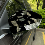 Flying US Dollar Print Car Side Mirror Covers