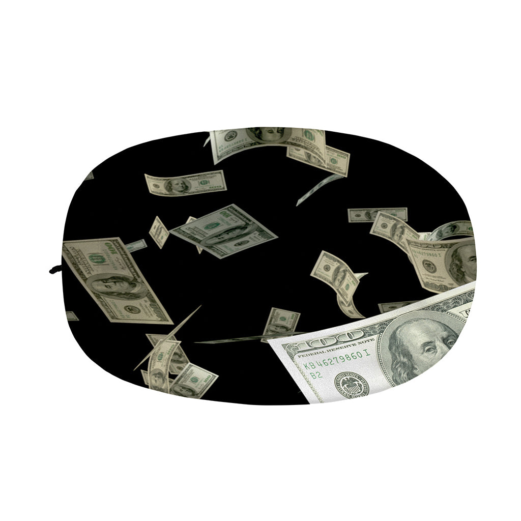 Flying US Dollar Print Car Side Mirror Covers