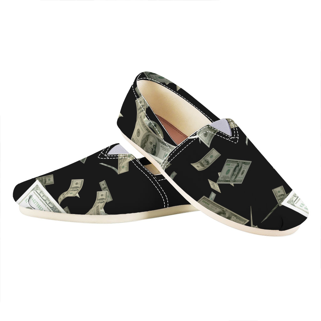 Flying US Dollar Print Casual Shoes