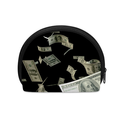 Flying US Dollar Print Coin Purse