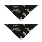 Flying US Dollar Print Dog Bandana